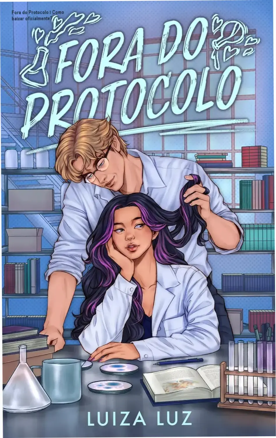 Capa do livro Fora do Protocolo de Luiza Luz destacando tema acadêmico de Harvard