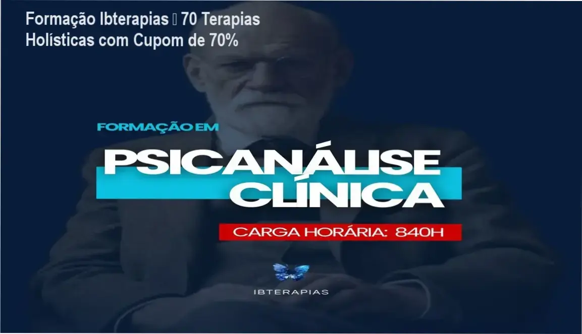 Formação Ibterapias oferta de cupom de 70% para 70 Terapias Holísticas