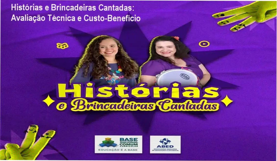 Professor utilizando recursos de Histórias e Brincadeiras Cantadas com crianças em sala