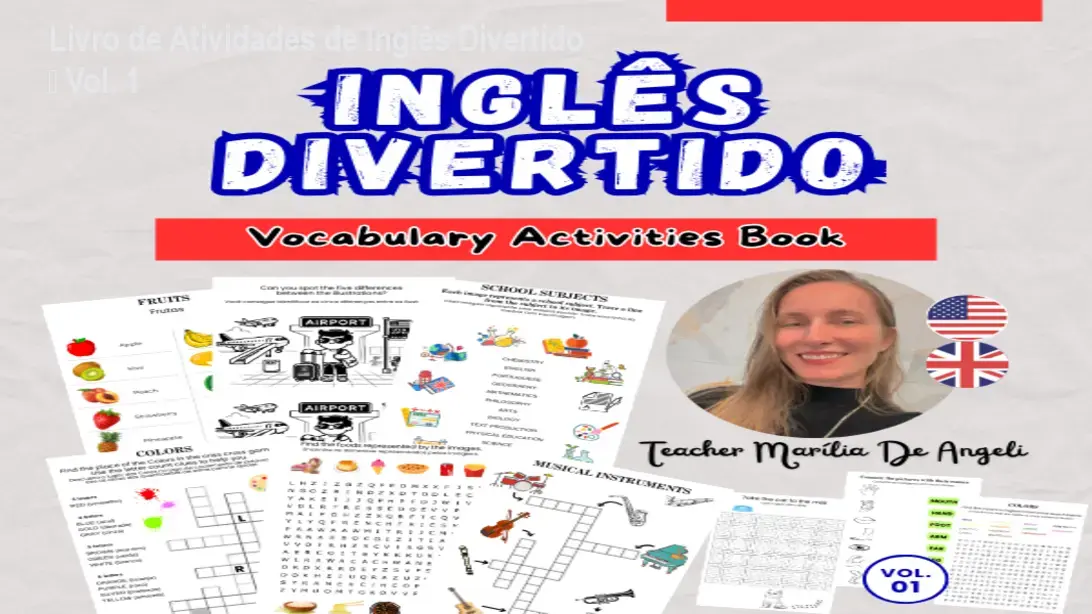 Livro de Atividades de Inglês Divertido – Vol. 1 1 Livro de Atividades de Inglês Divertido – Vol. 1