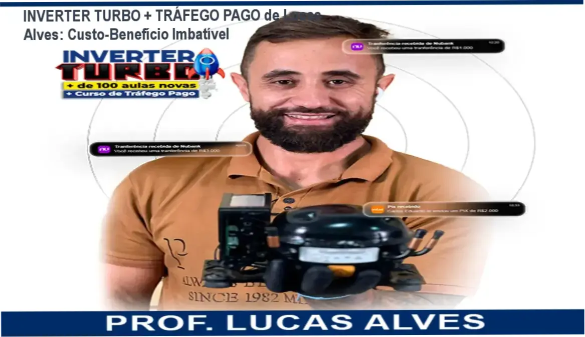 INVERTER TURBO + TRÁFEGO PAGO de Lucas Alves – garantia de 7 dias
