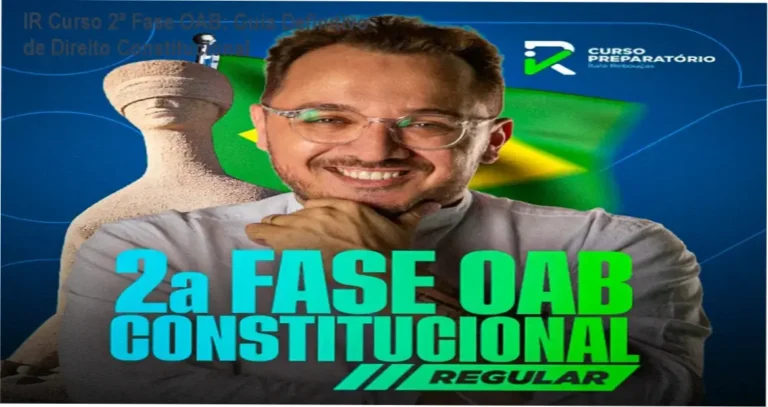 IR Curso 2ª Fase OAB: Guia Definitivo de Direito Constitucional 18 Capa do IR Curso 2ª fase OAB em Direito Constitucional mostrando método prático de peças e redação