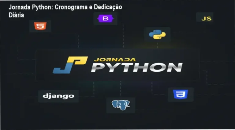 Jornada Python: Cronograma e Dedicação Diária 7 Jornada Python cronograma de estudos e carga horária diária