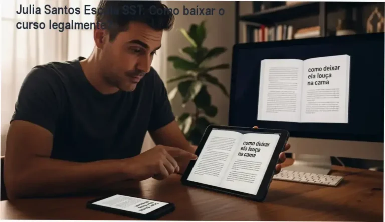 Julia Santos Escola SST: Como baixar o curso legalmente? 11 Tela oficial do Julia Santos Escola SST mostrando opções de compra e download