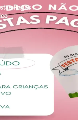 Kit Eu Digo Não a Festas Pagãs – Material Cristão Prático