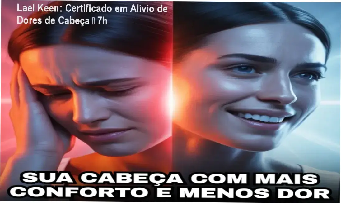 Lael Keen certificado de formação em alívio de dores de cabeça