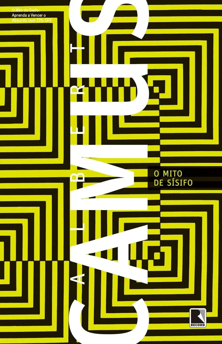 O Mito de Sísifo: Aprenda a Vencer o Absurdo com 33% OFF 7 Capa do ebook O Mito de Sísifo mostrando o conceito de absurdo e liberdade