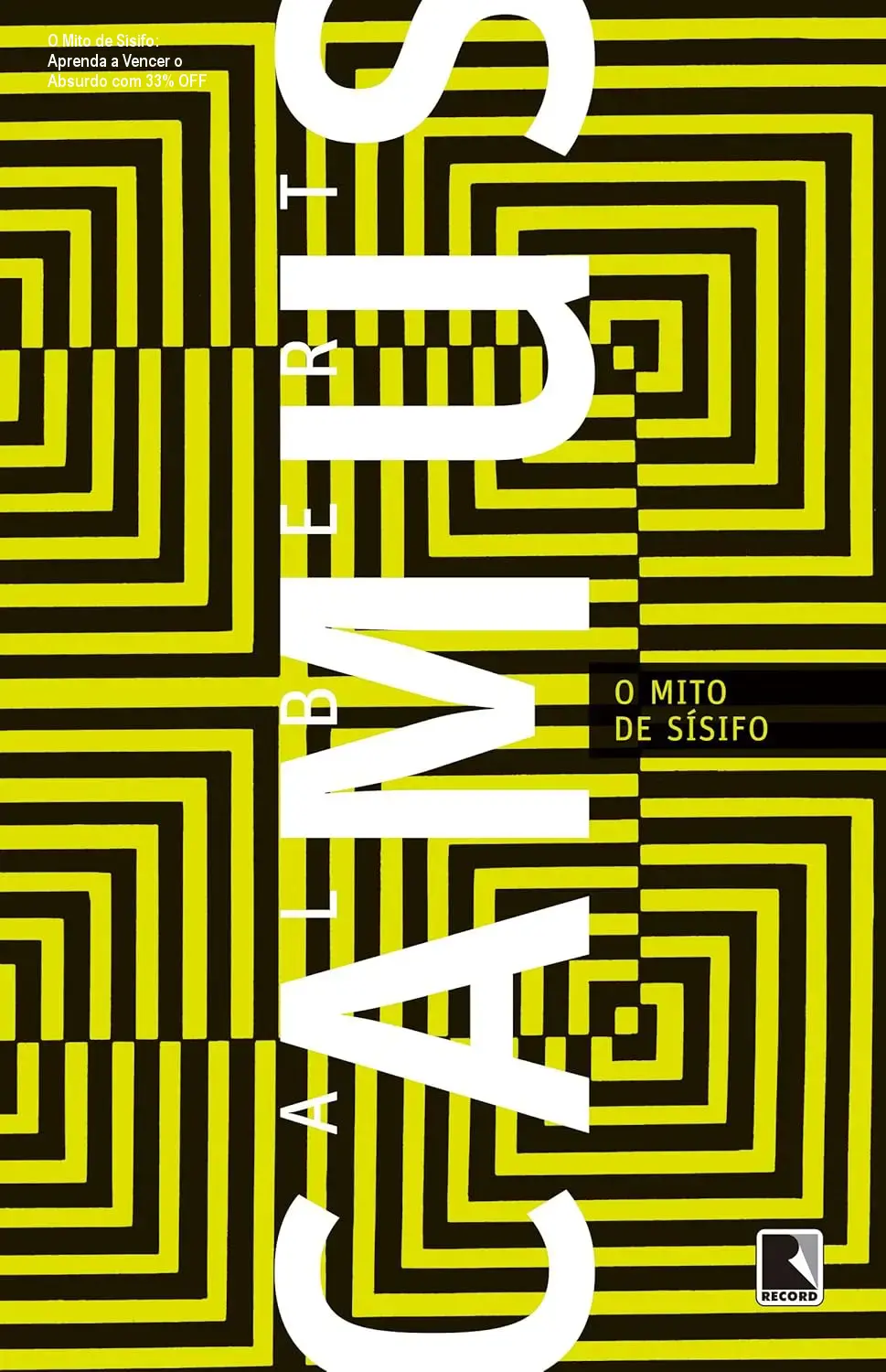 Capa do ebook O Mito de Sísifo mostrando o conceito de absurdo e liberdade