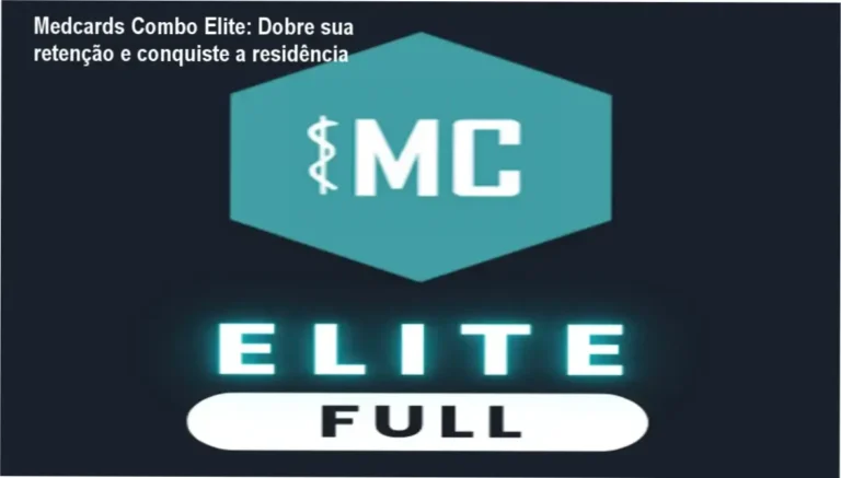 Medcards Combo Elite: Dobre sua retenção e conquiste a residência 7 Interface do Medcards Combo Elite mostrando flashcards de repetição espaçada para estudantes de medicina