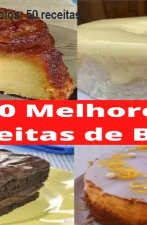 Melhores Receitas de Bolos: 50 receitas + bônus