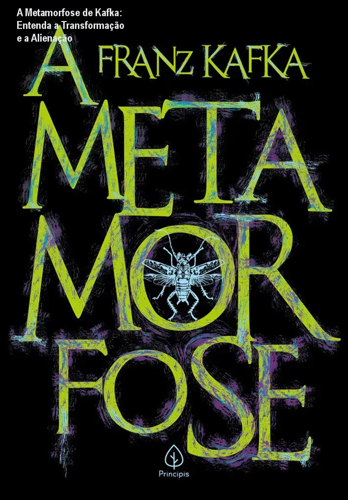 Capa do eBook A Metamorfose de Kafka, simbolizando a transformação de Gregor Samsa e a reflexão sobre alienação