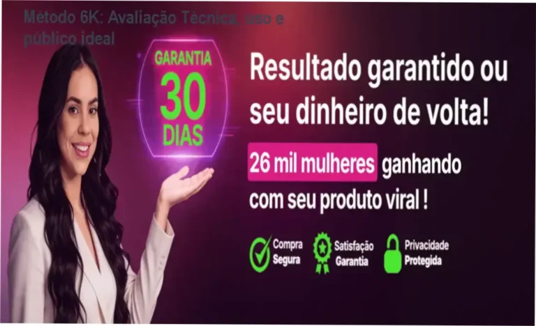 Método 6K: Avaliação Técnica, uso e público ideal 17 Imagem ilustrando o Método 6K com mentoria personalizada e comunidade de mulheres empreendedoras