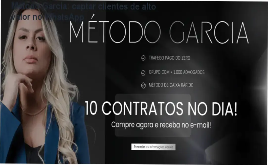 Método Garcia – cronograma de dedicação e carga horária para advogados