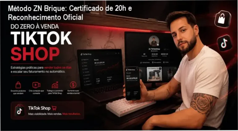Método ZN Brique certificado de 20 horas, reconhecimento oficial da formação