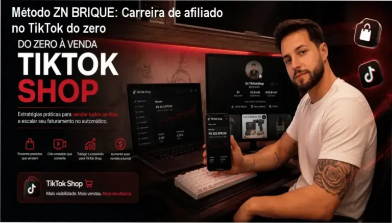 Método ZN BRIQUE - carreira de afiliado no TikTok | aplicação prática