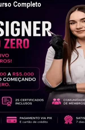 Nail Designer Pro 4.0 – Curso Completo + 25 Certificados