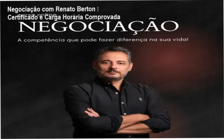 Negociação com Renato Berton – Certificado e Carga Horária Comprovada 9 Renato Berton certificado de negociação