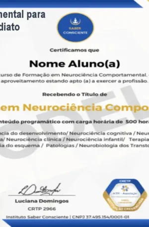 Neurociência Comportamental para Terapeutas – Acesso Imediato