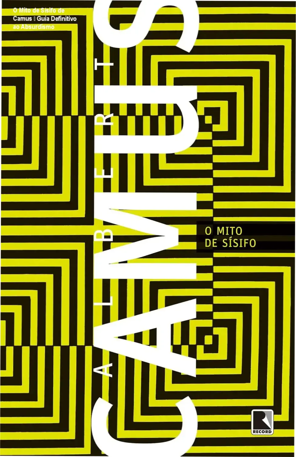 Capa do livro O Mito de Sísifo de Albert Camus em edição promocional
