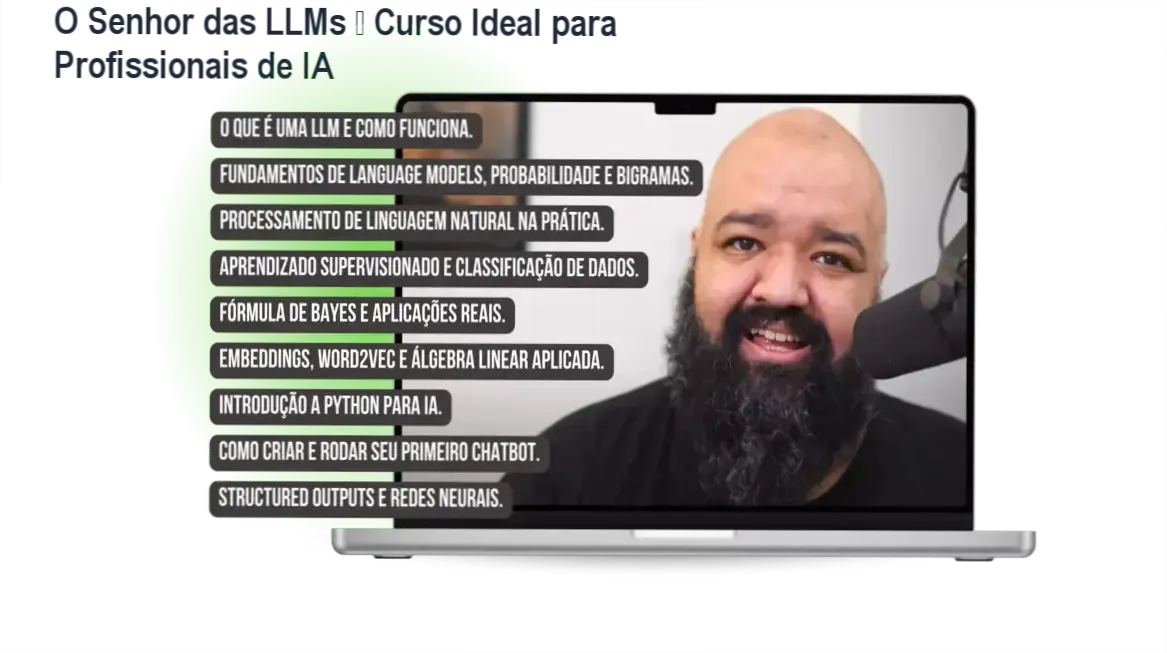 O Senhor das LLMs de Caio Gomes – investimento R$49,90/mês