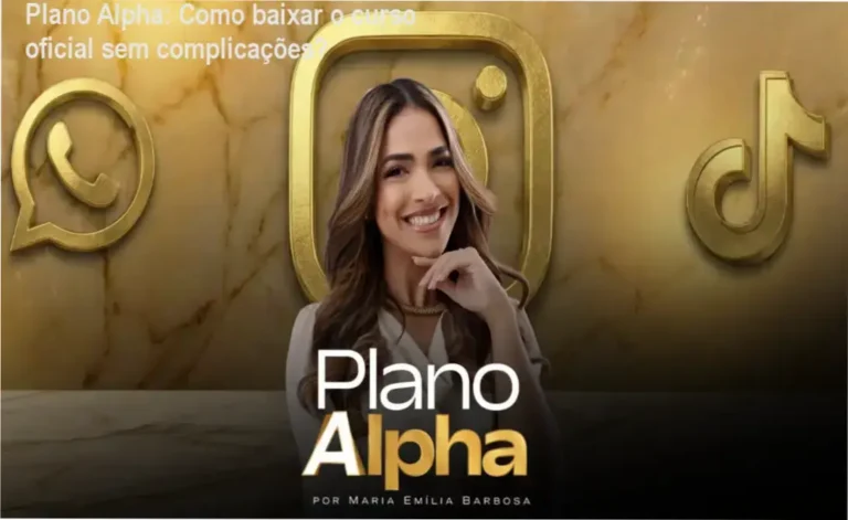 Plano Alpha: Como baixar o curso oficial sem complicações? 14 Imagem mostrando o acesso oficial ao curso Plano Alpha no site da Kiwify