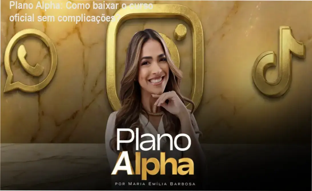 Imagem mostrando o acesso oficial ao curso Plano Alpha no site da Kiwify