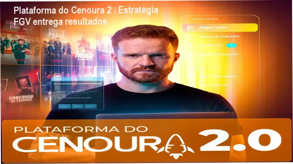 Plataforma do Cenoura 2 para estudantes de Direito Penal que buscam revisão rápida e prática