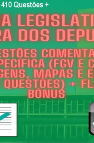 Policial Legislativo: 410 Questões + Flashcards – Oferta