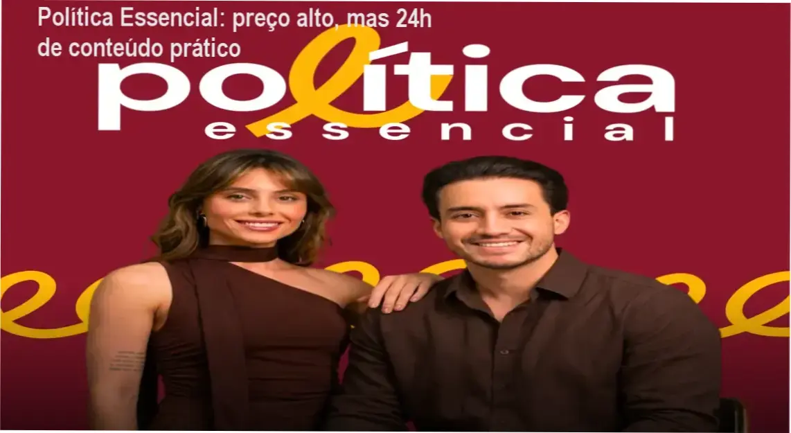 Política Essencial Lauany Schultz e Matheus Oliveira | cronograma de 24h e carga horária de 58 aulas