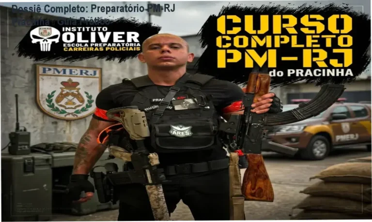 Dossiê Completo: Preparatório PM-RJ Pracinha – Guia Prático 11 Imagem ilustrativa do curso Preparatório Completo PM-RJ Pracinha com destaque para aulas, simulados e plano de estudos