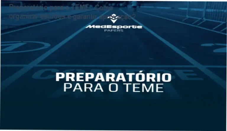 Preparatório para o TEME de Guilherme Alfonso Vieira Adami – cronograma de estudos intensivo