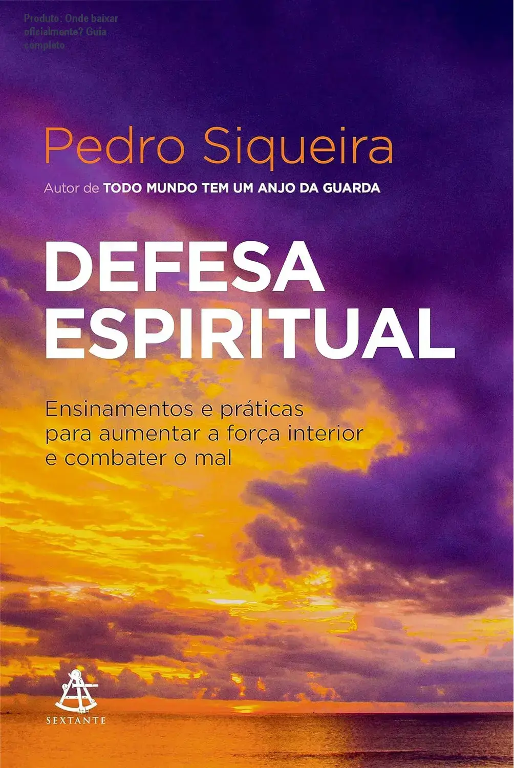 Capa do livro Defesa espiritual de Pedro Siqueira, mostrando o título e o autor