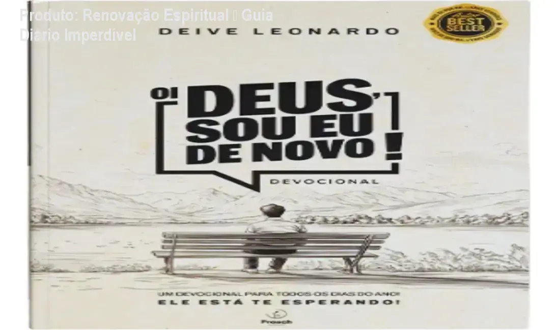 Capa do livro devocional 365 dias de Deive Leonardo, destaque para design minimalista e formato portátil