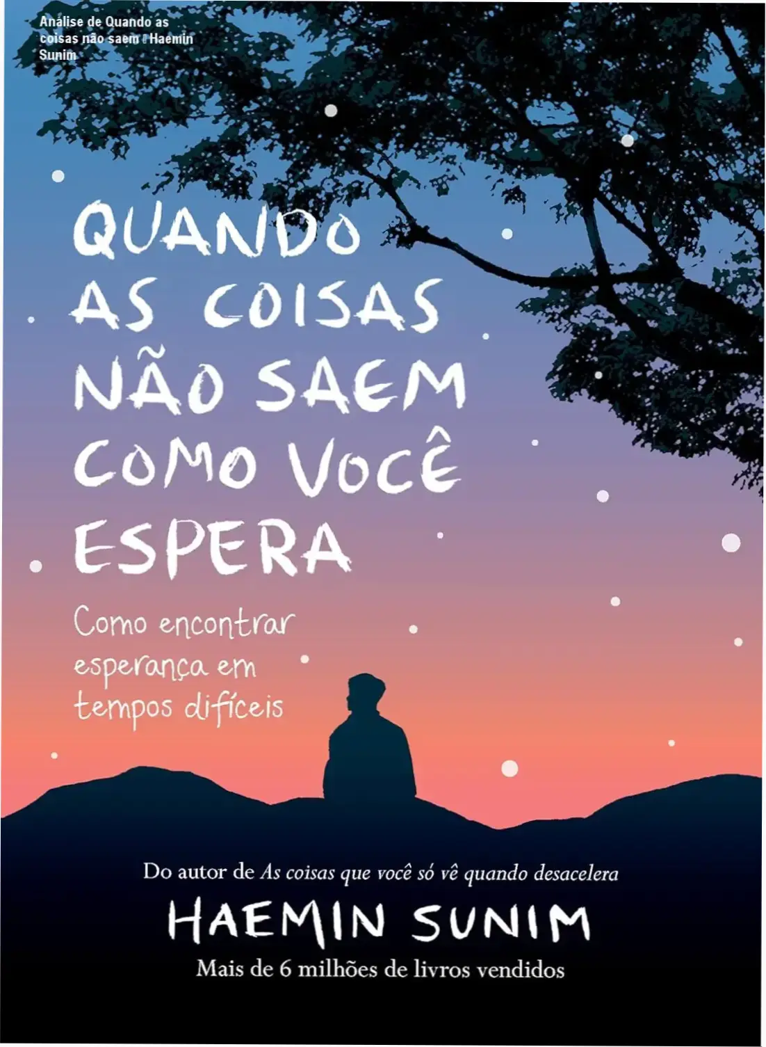 Quando as coisas não saem como você espera – Haemin Sunim bastidores, visão interna
