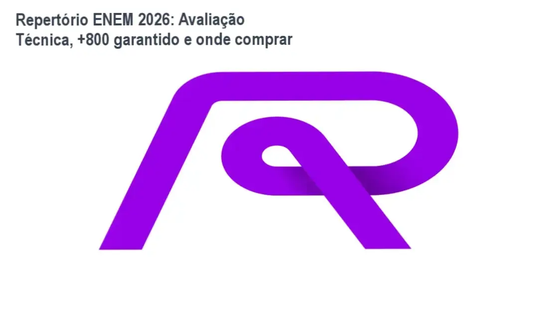 Capa do Repertório ENEM 2026 destacando promoção e botão de acesso