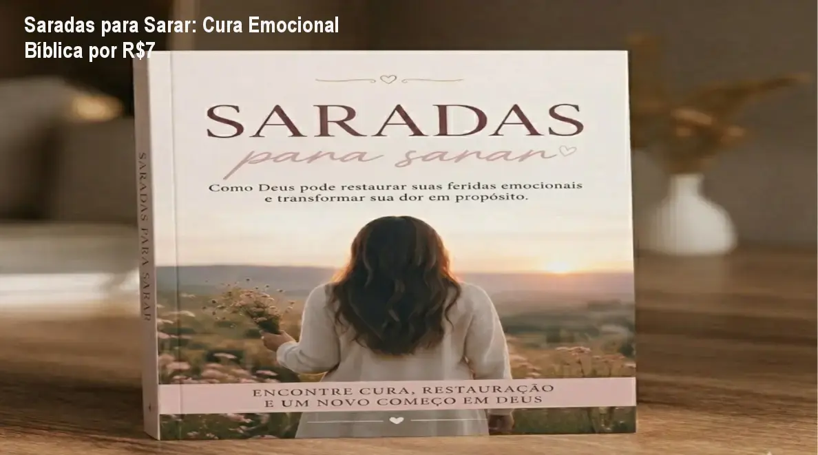 Saradas para Sarar: Cura Emocional Bíblica por R$7 1 Saradas para Sarar: Cura Emocional Bíblica por R$7