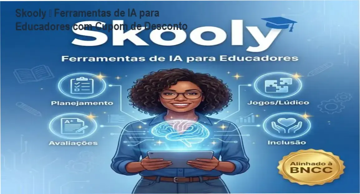 Skooly – Ferramentas de IA para Educadores promoção cupom de desconto