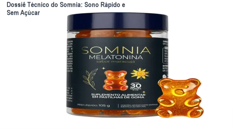 Imagem promocional do suplemento Somnia em goma de maracujá com destaque para ofertas e cupons