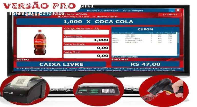 SysOn PDV Pro: Avaliação Técnica, Instalação e Benefícios 1 Tela do SysOn PDV Pro mostrando interface intuitiva de frente de caixa