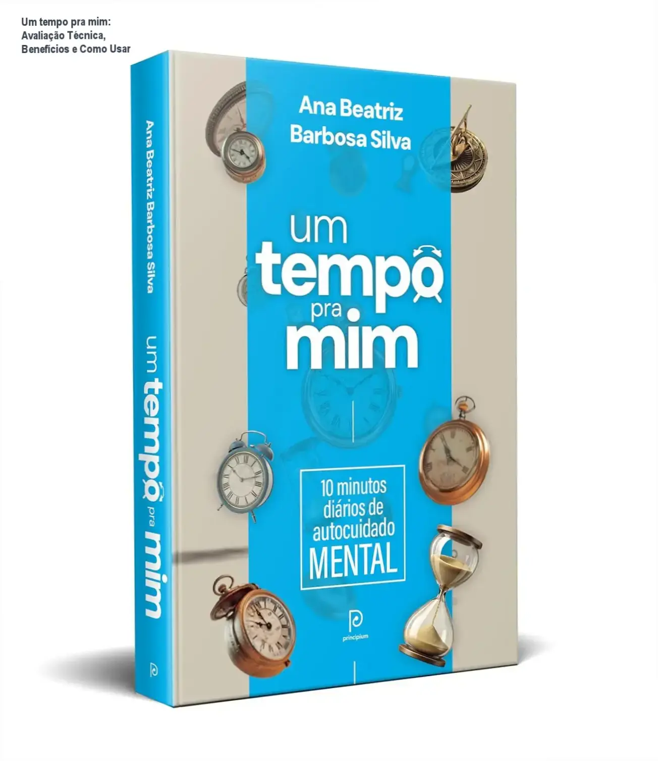 Capa do livro Um tempo pra mim de Ana Beatriz Barbosa Silva, foco em autocuidado mental