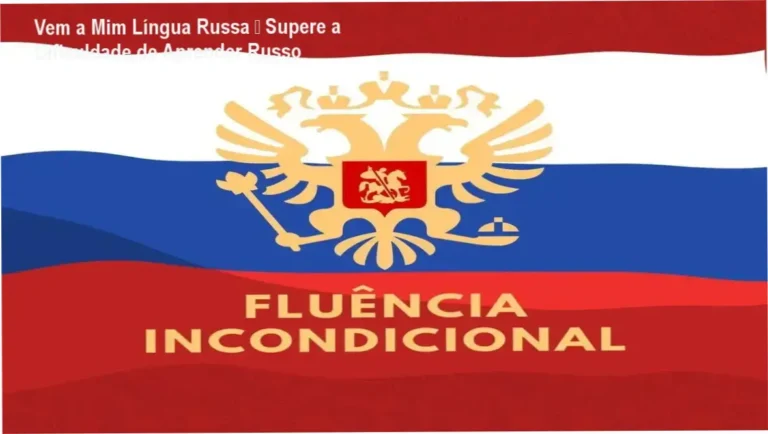 Vem a Mim Língua Russa – Supere a Dificuldade de Aprender Russo 10 Capa do Curso Vem a Mim Língua Russa mostrando método de aprendizado do russo