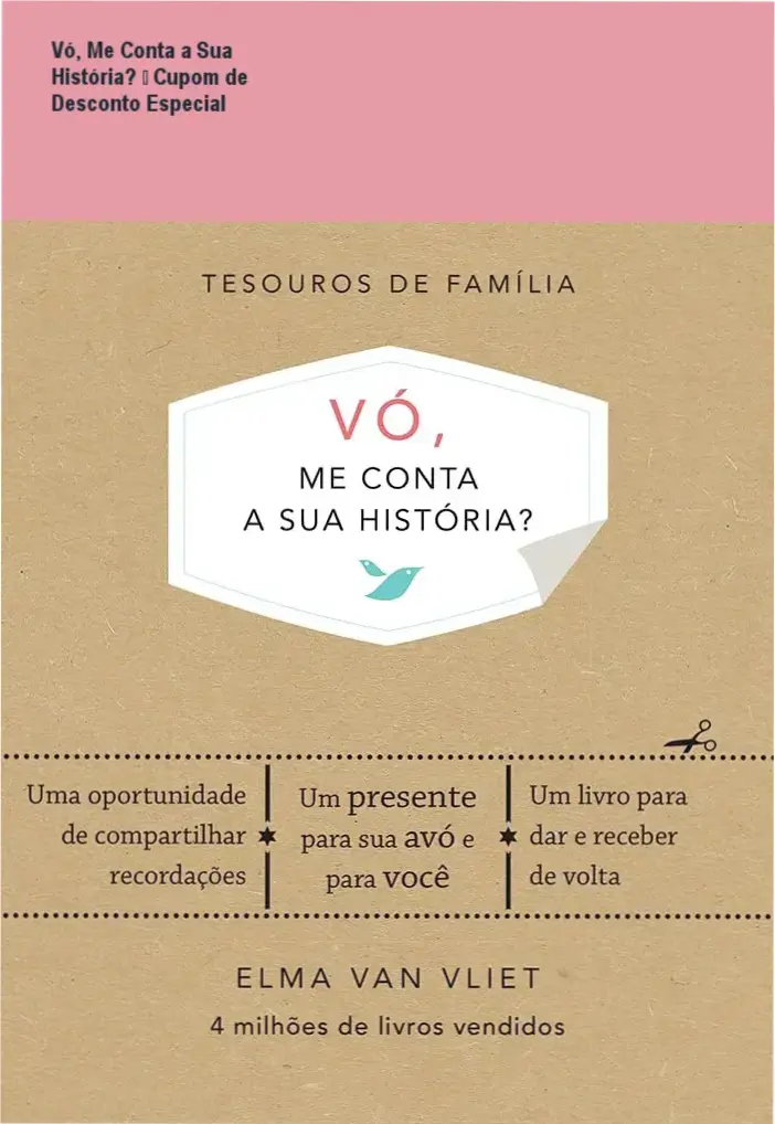 Vó, me conta a sua história? - oferta de cupom e economia na compra