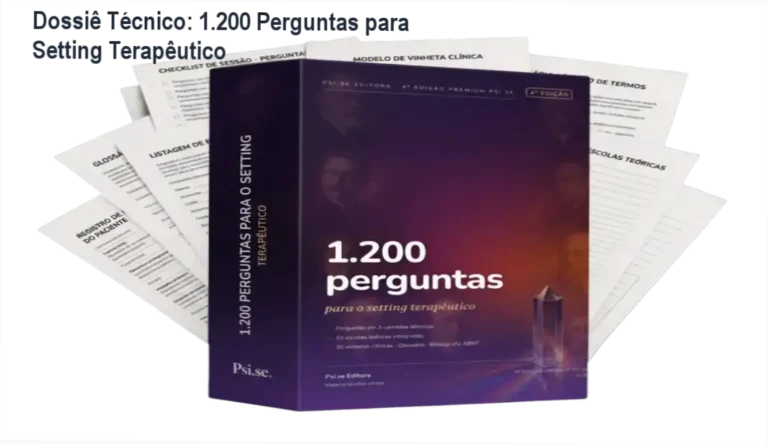 Ebook digital com 1.200 perguntas clínicas para aprimorar terapia