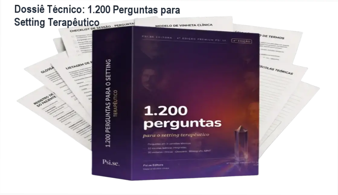 Ebook digital com 1.200 perguntas clínicas para aprimorar terapia