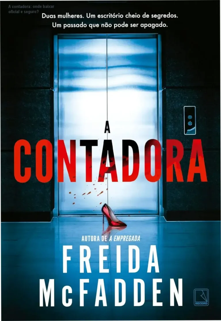 Capa do livro A contadora destacando opção de download oficial