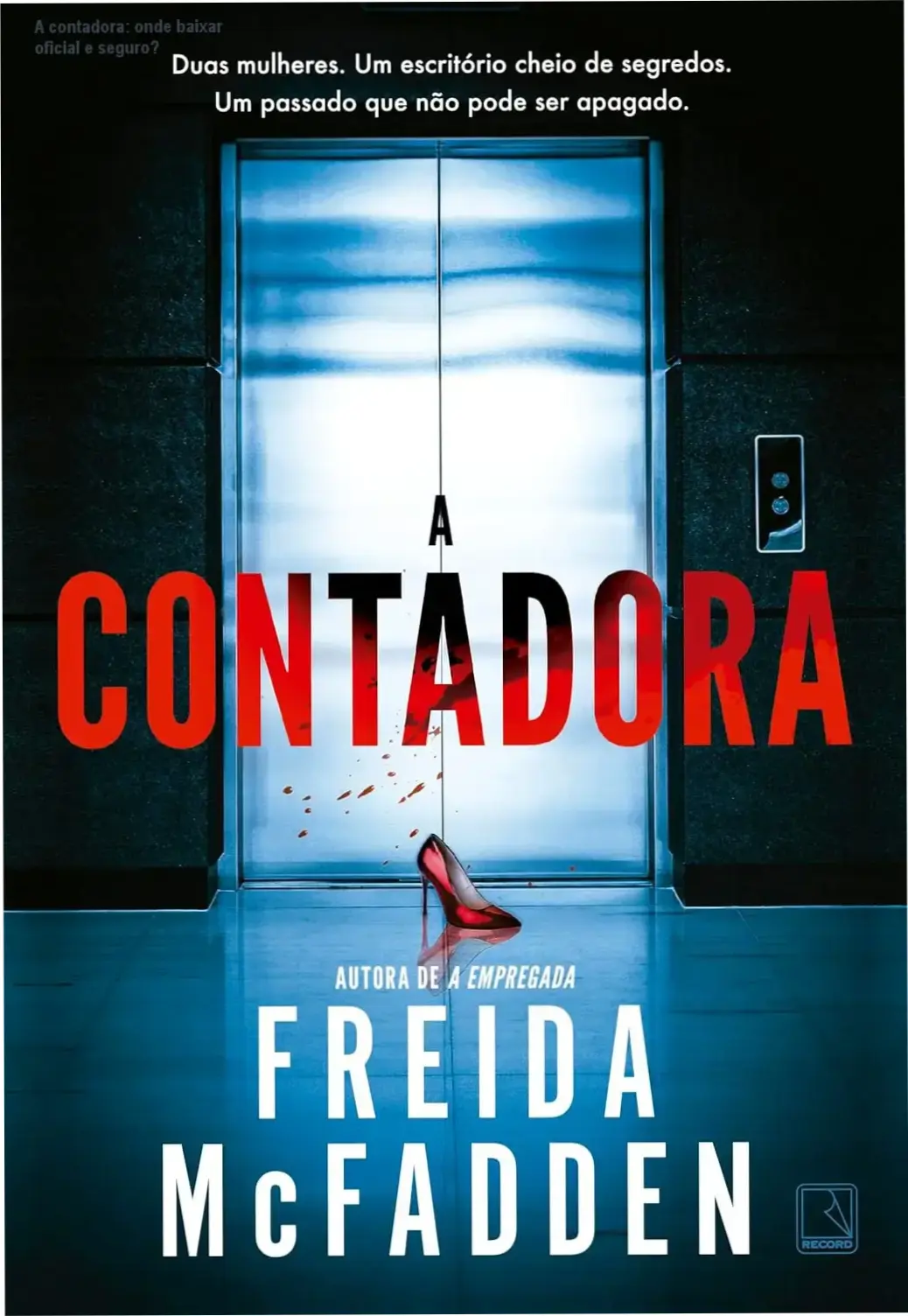A contadora: onde baixar oficial e seguro? 1 Capa do livro A contadora destacando opção de download oficial
