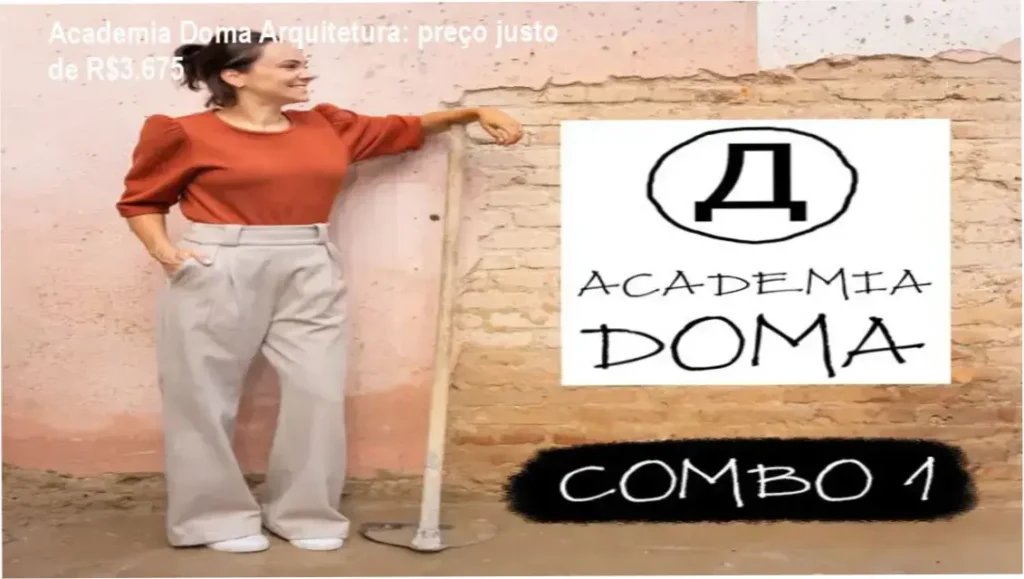Academia Doma Arquitetura – Patricia Pomerantzeff – garantia de 7 dias