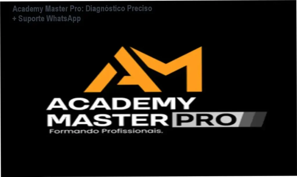 Academy Master Pro: Diagnóstico Preciso + Suporte WhatsApp 1 Tela do Academy Master Pro mostrando módulo de diagnóstico com suporte via WhatsApp e cupom de desconto