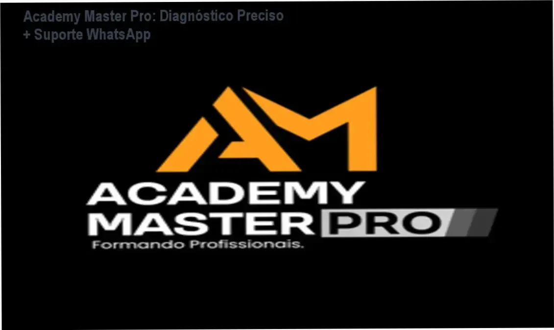 Academy Master Pro: Diagnóstico Preciso + Suporte WhatsApp 1 Tela do Academy Master Pro mostrando módulo de diagnóstico com suporte via WhatsApp e cupom de desconto