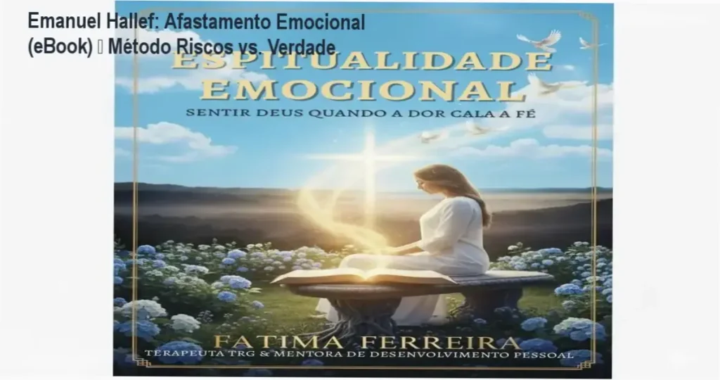 Capa estilizada do eBook Afastamento Emocional destacando o nome do autor Emanuel Hallef e técnicas de atração